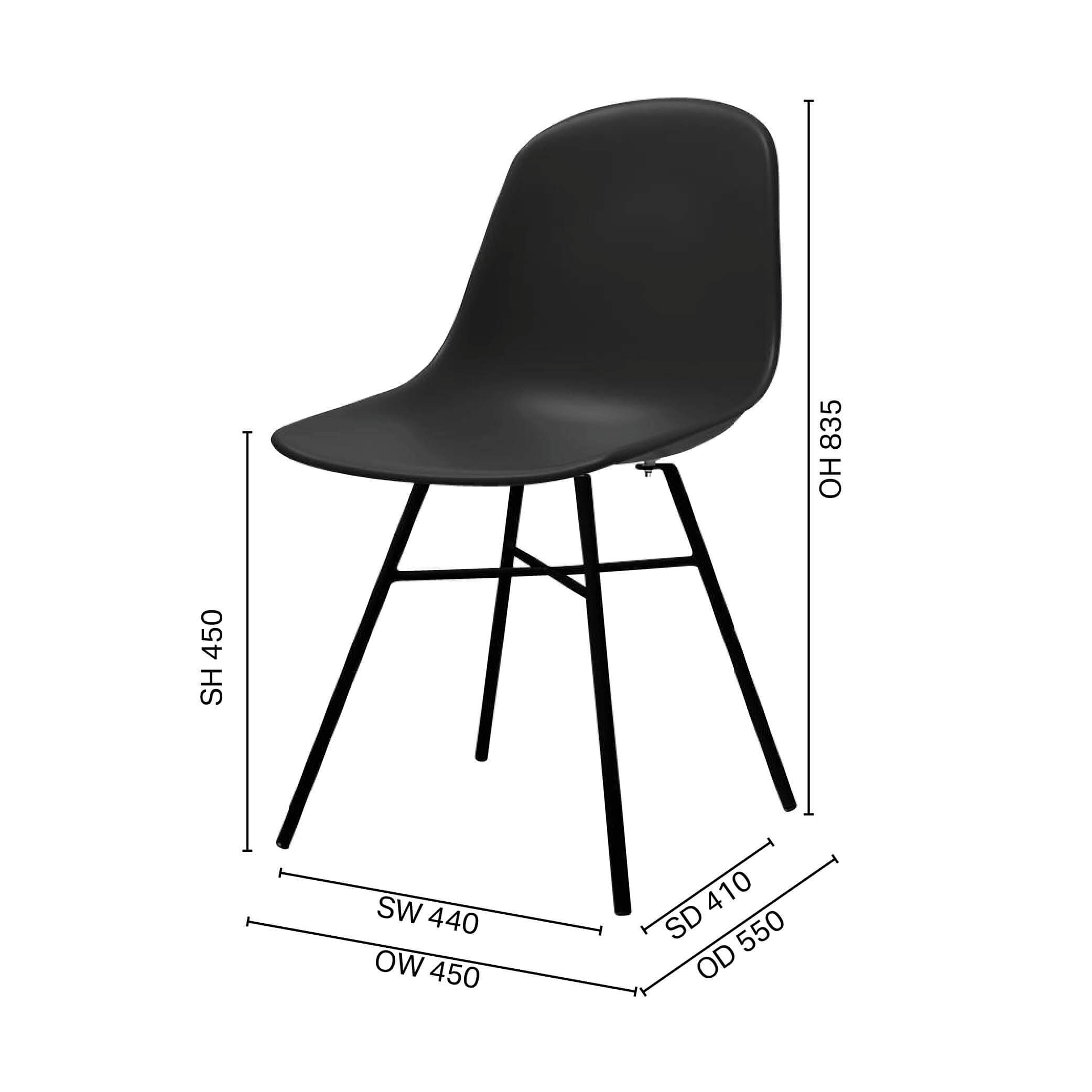 Adik – Steel Side Chair